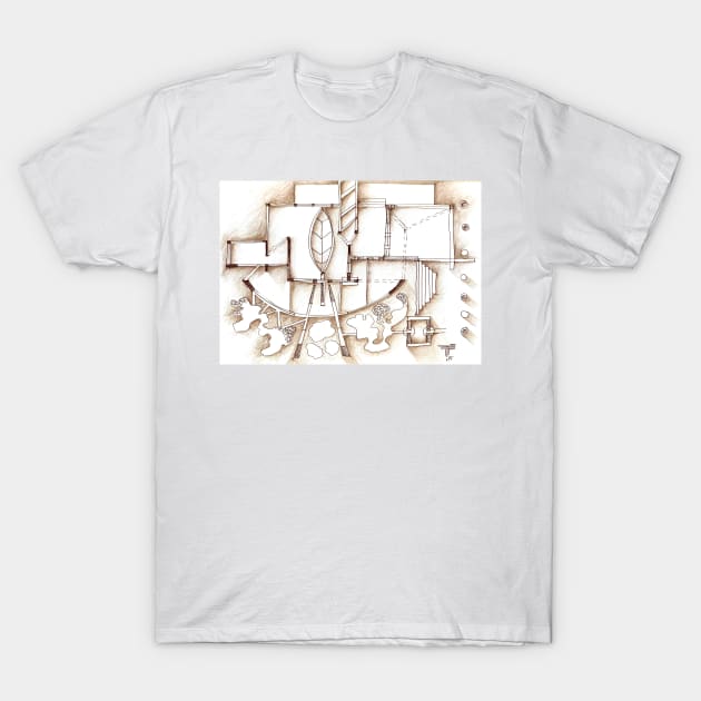 wall installation T-Shirt by terezadelpilar